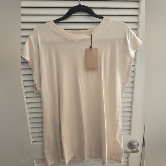 MM Lafleur Tops - MM Lafleur Cream Short Sleeve Women's Tee